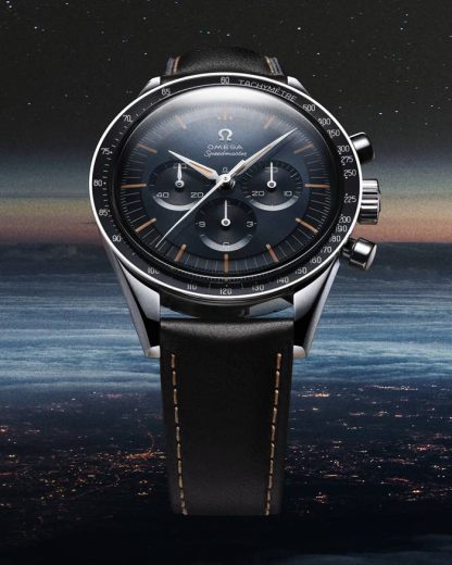 Omega Speedmaster First OMEGA in Space 39.7 mm, steel on leather strap 310.32.40.50.06.001 - Image 4