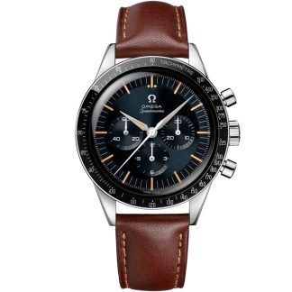 Omega Speedmaster First OMEGA in Space 39.7 mm, steel on leather strap 310.32.40.50.06.002