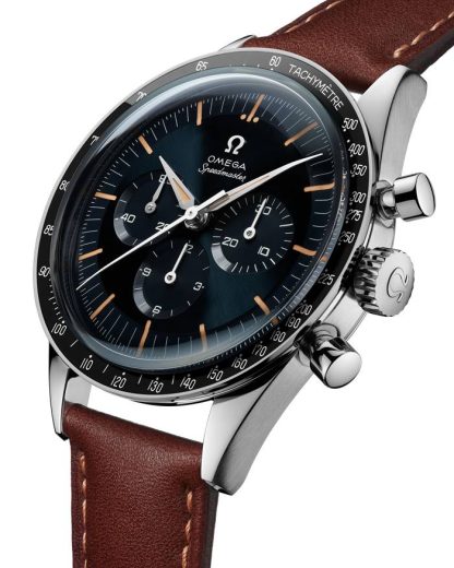 Omega Speedmaster First OMEGA in Space 39.7 mm, steel on leather strap 310.32.40.50.06.002 - Image 3