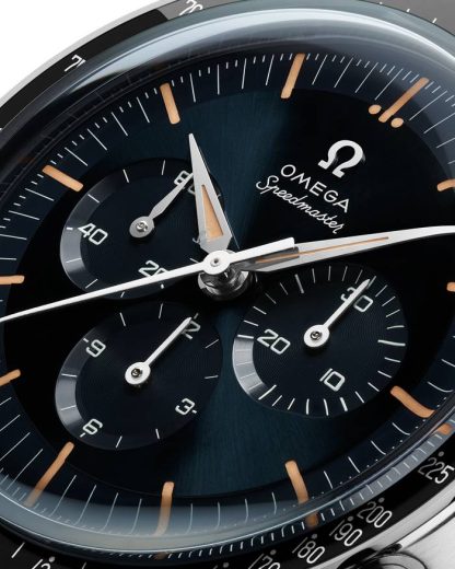 Omega Speedmaster First OMEGA in Space 39.7 mm, steel on leather strap 310.32.40.50.06.002 - Image 4