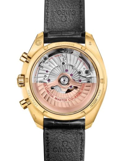 Omega Speedmaster Moonphase 44.25 mm, yellow gold on leather strap 304.63.44.52.02.001 - Image 2