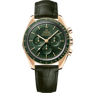 Omega Speedmaster Moonwatch Professional 42 mm, Moonshine™ gold on leather strap 310.63.42.50.10.001