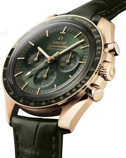 Omega Speedmaster Moonwatch Professional 42 mm, Moonshine™ gold on leather strap 310.63.42.50.10.001 - Image 3