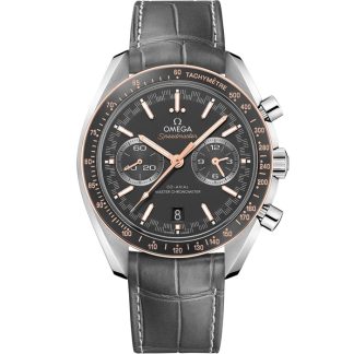 Omega Speedmaster Racing 44.25 mm, steel on leather strap 329.23.44.51.06.001
