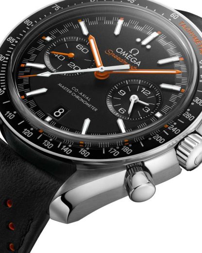 Omega Speedmaster Racing 44.25 mm, steel on leather strap 329.32.44.51.01.001 - Image 2