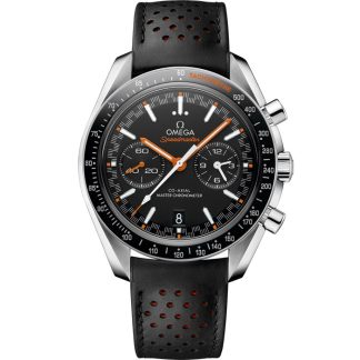 Omega Speedmaster Racing 44.25 mm, steel on leather strap 329.32.44.51.01.001
