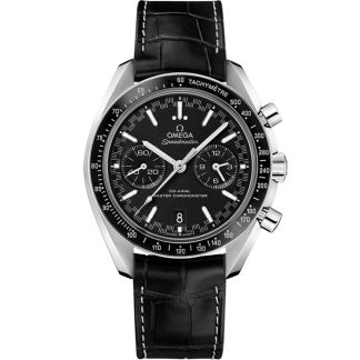 Omega Speedmaster Racing 44.25 mm, steel on leather strap 329.33.44.51.01.001