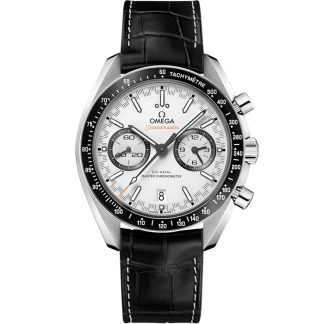 Omega Speedmaster Racing 44.25 mm, steel on leather strap 329.33.44.51.04.001