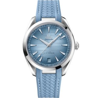 Omega Summer Blue Seamaster Aqua Terra 150M 41 mm, steel on rubber strap 220.12.41.21.03.008