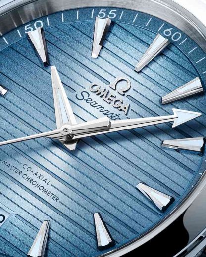 Omega Summer Blue Seamaster Aqua Terra 150M 41 mm, steel on rubber strap 220.12.41.21.03.008 - Image 3