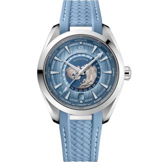 Omega Summer Blue Seamaster Aqua Terra 150M 43 mm, steel on rubber strap 220.12.43.22.03.002