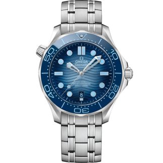 Omega Summer Blue Seamaster Diver 300M 42 mm, steel on steel 210.30.42.20.03.003