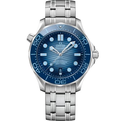 Omega Summer Blue Seamaster Diver 300M 42 mm, steel on steel 210.30.42.20.03.003