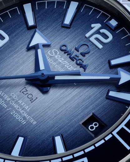 Omega Summer Blue Seamaster Planet Ocean 600M 39.5 mm, steel on steel 215.30.40.20.03.002 - Image 3