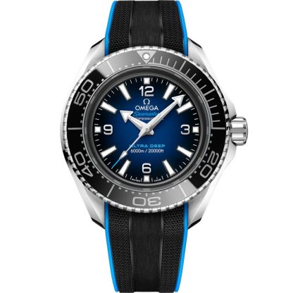 Omega Ultra Deep Seamaster Planet Ocean 6000M 45.5 mm, O-MEGASTEEL on rubber strap 215.32.46.21.03.001