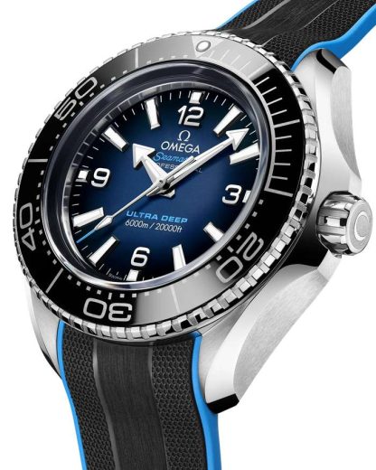Omega Ultra Deep Seamaster Planet Ocean 6000M 45.5 mm, O-MEGASTEEL on rubber strap 215.32.46.21.03.001 - Image 3