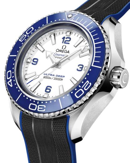 Omega Ultra Deep Seamaster Planet Ocean 6000M 45.5 mm, O-MEGASTEEL on rubber strap 215.32.46.21.04.001 - Image 3