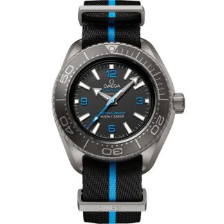 Omega Ultra Deep Seamaster Planet Ocean 6000M 45.5 mm, titanium on NATO strap 215.92.46.21.01.001