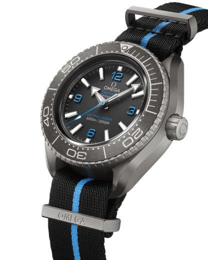 Omega Ultra Deep Seamaster Planet Ocean 6000M 45.5 mm, titanium on NATO strap 215.92.46.21.01.001 - Image 3