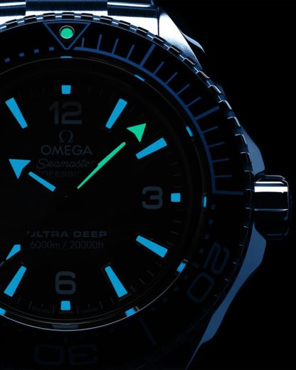Omega Ultra Deep Summer Blue Seamaster Planet Ocean 6000M 45.5 mm, O-MEGASTEEL on O-MEGASTEEL 215.30.46.21.03.002 - Image 6
