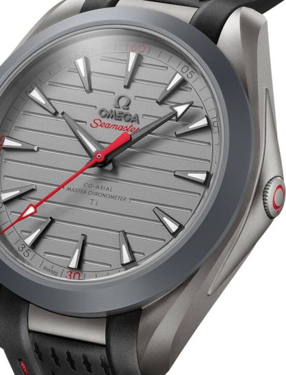 Omega Ultra Light Seamaster Aqua Terra 150M 41 mm, titanium on rubber strap 220.92.41.21.06.001 - Image 3